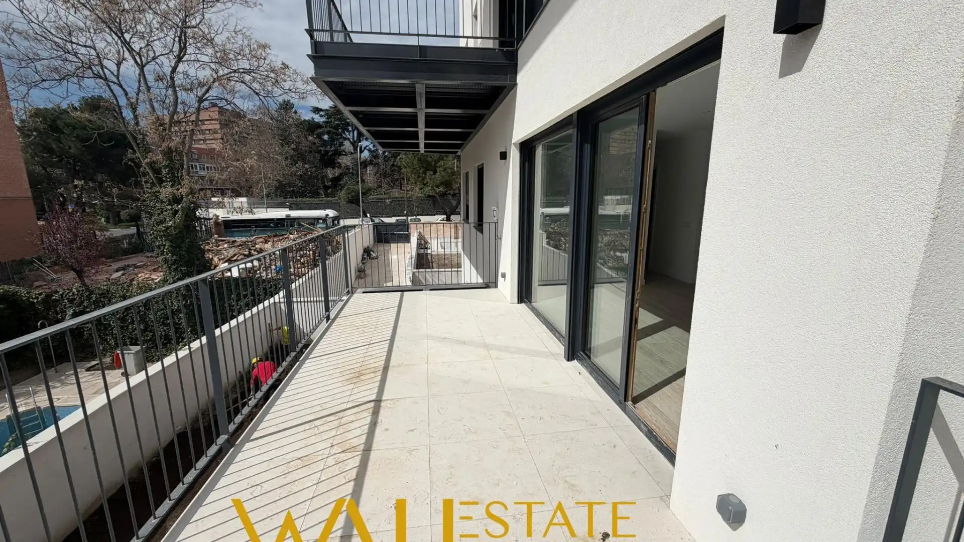 Terrace of Flat for rent in  Madrid Capital  with Storage room and Community pool