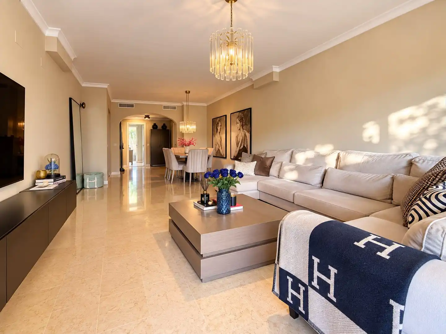 Living room of Flat for sale in Elviria - Cabopino