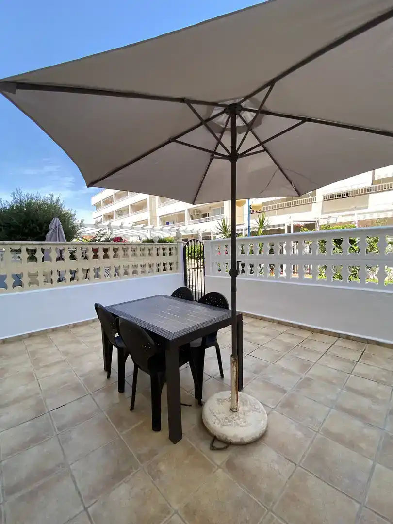 Terrasse von Erdgeschoss zur Miete in Canet d'En Berenguer mit Klimaanlage und Balkon