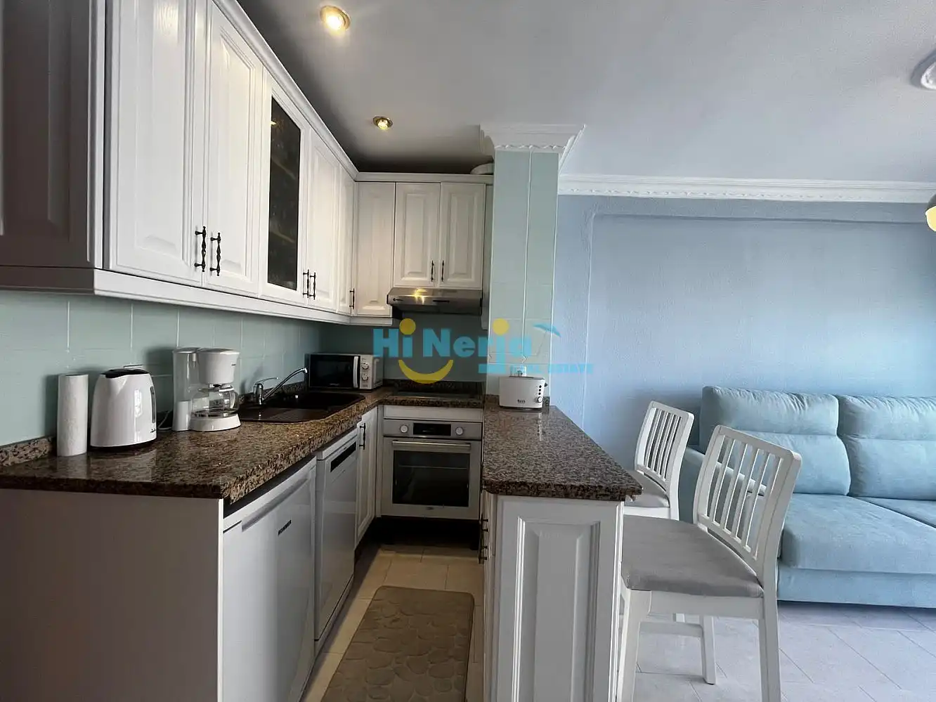 Cuina de Apartament en venda en Algarrobo amb Aire condicionat, Calefacció i Terrassa
