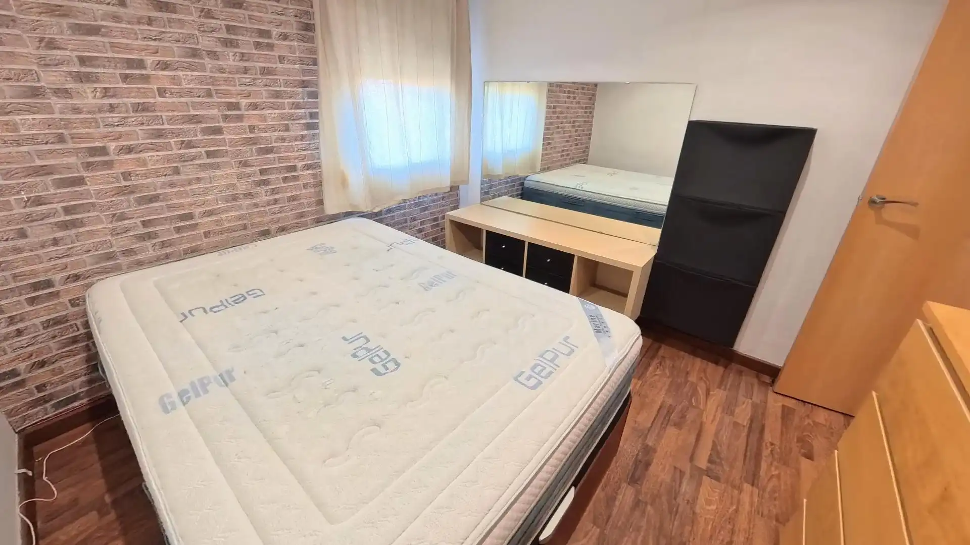 Schlafzimmer von Wohnung zum Verkauf in Barcelona mit Klimaanlage, Parkett und Möbliert