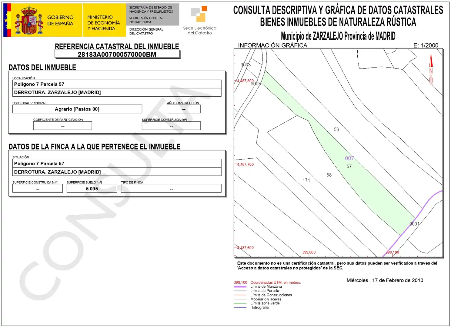 Rural land for sale in Zarzalejo, imagen 10