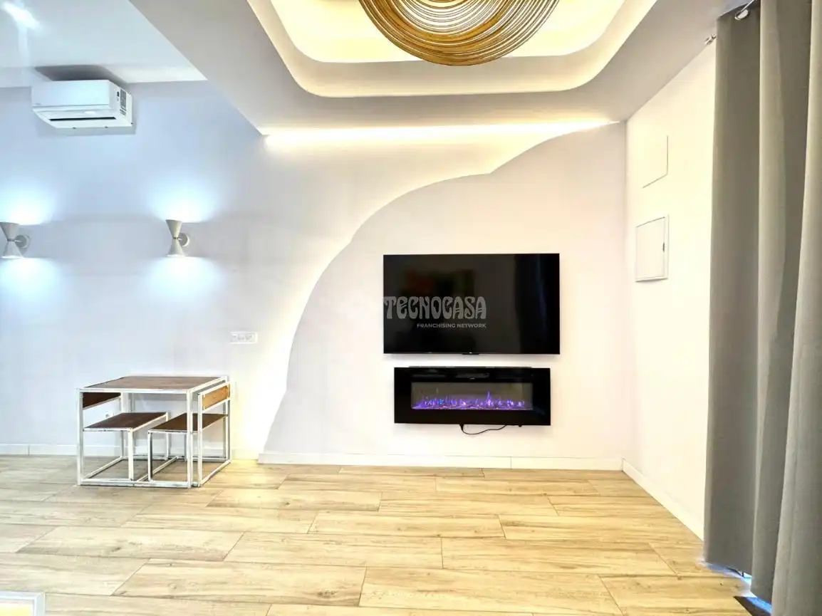 Sala de estar de Piso en venta en Madrid con Aire acondicionado y Amueblado