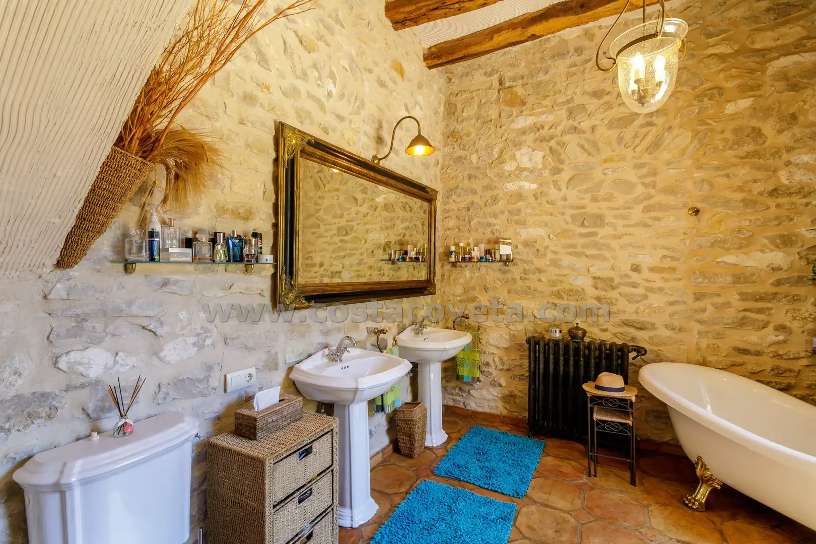 Baño de Casa o chalet en venta en Relleu con Aire acondicionado, Calefacción y Jardín privado