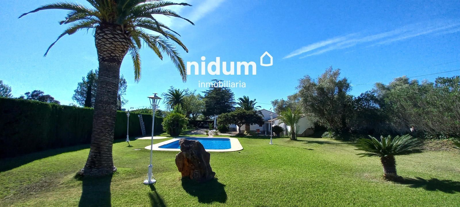 Garden of House or chalet for sale in Barxeta  with Air Conditioner, Storage room and Swimming Pool