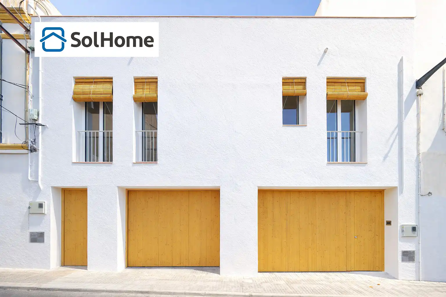 Außenansicht von Einfamilien-Reihenhaus zum Verkauf in L'Escala mit Klimaanlage, Heizung und Terrasse