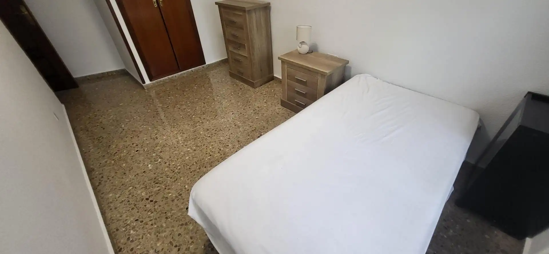 Bedroom of Flat for rent in Albacete  with Air Conditioner, Heating and Furnished