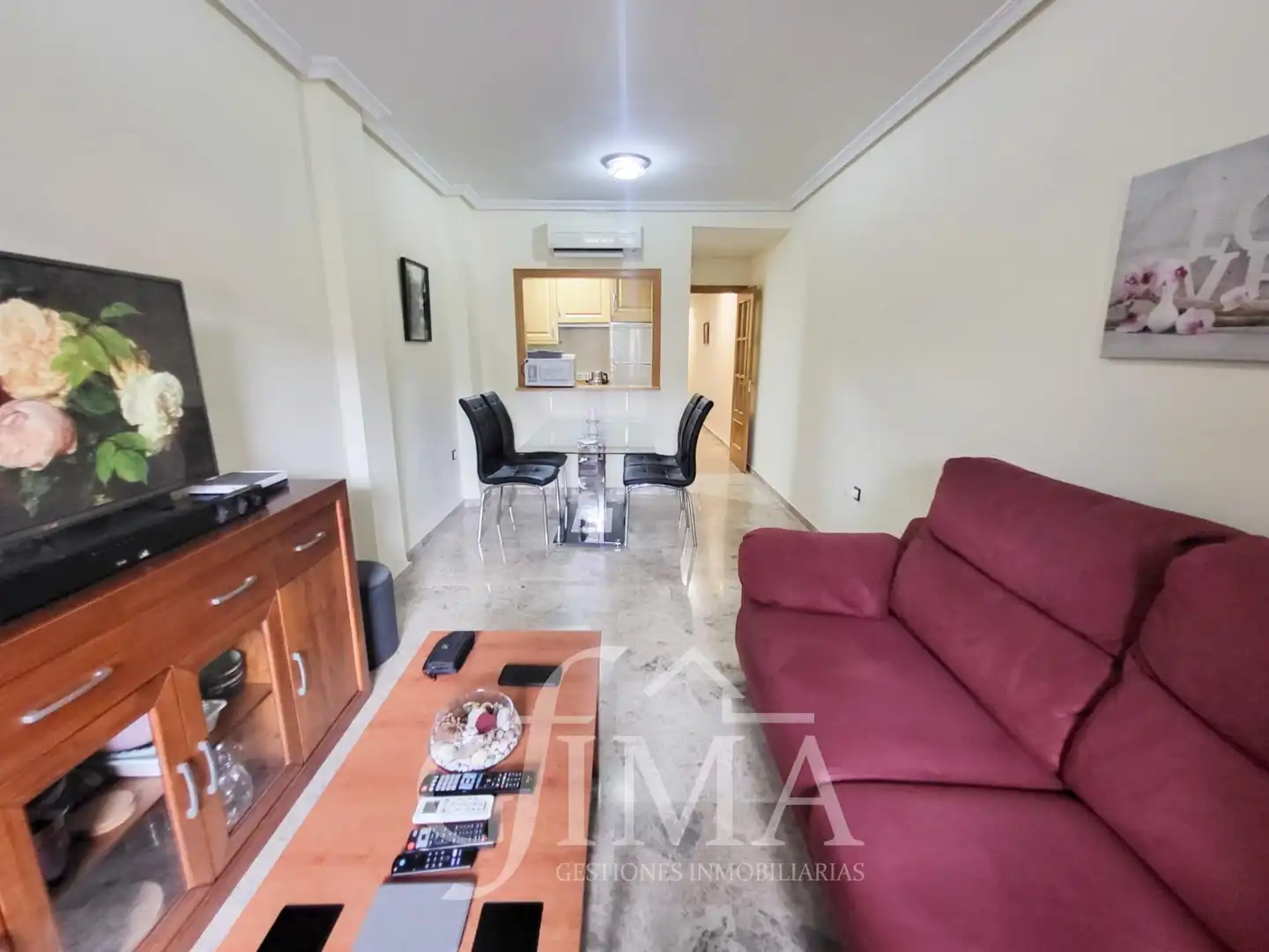 Sala de estar de Apartamento en venta en Ruidera con Terraza, Amueblado y Piscina comunitaria