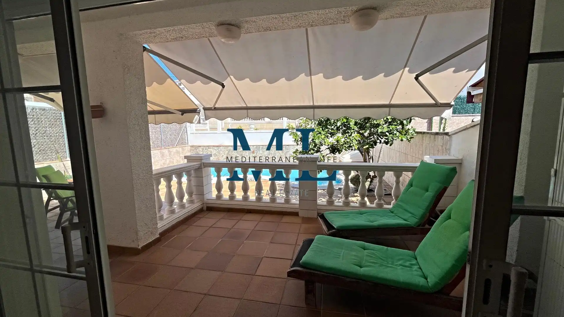Terrassa de Casa adosada en venda en Sant Pere de Ribes amb Calefacció i Piscina