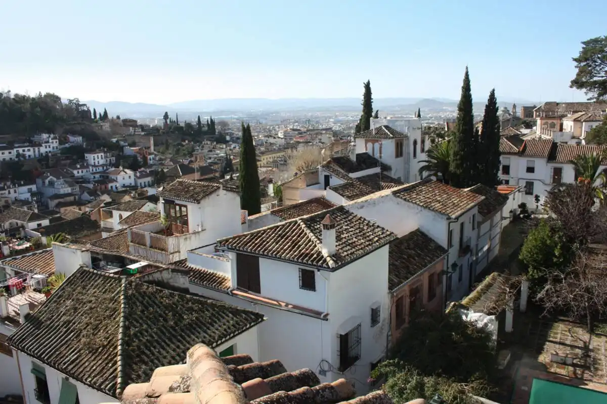 Exterior view of Attic for rent in Granada  with Heating and Furnished