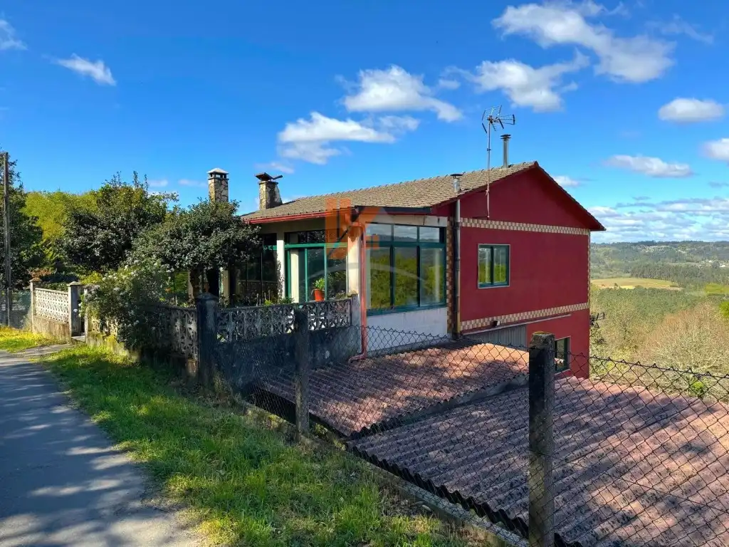 Vista exterior de Casa o chalet en venta en A Estrada  con Jardín privado, Horno y Balcón