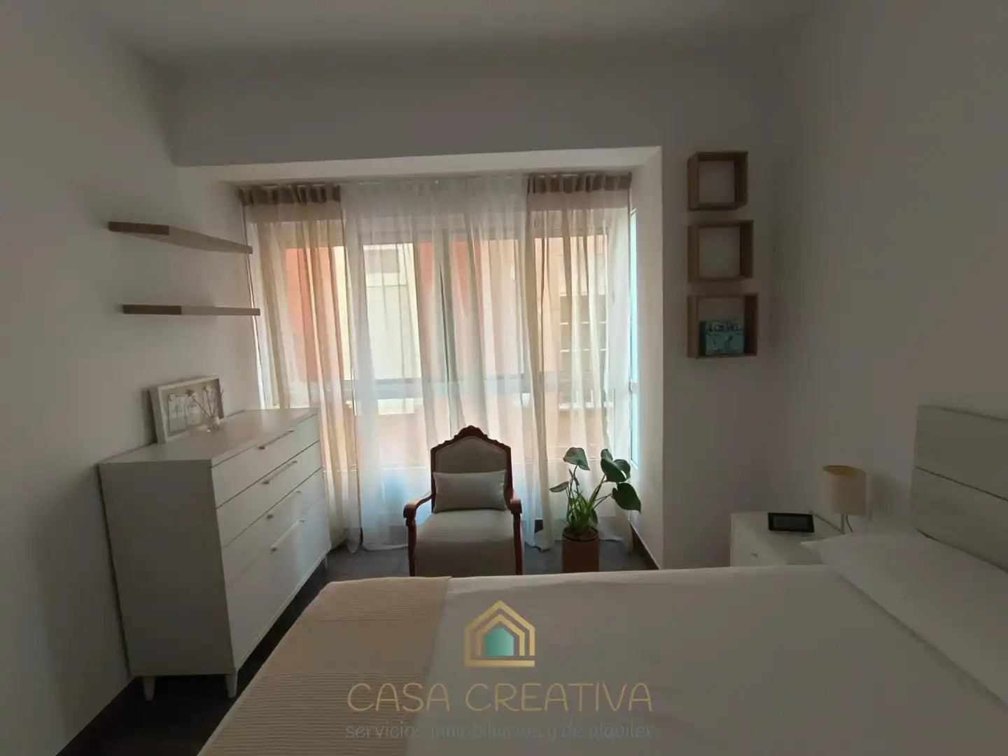 Bedroom of Flat for sale in Alzira  with Air Conditioner, Heating and Furnished