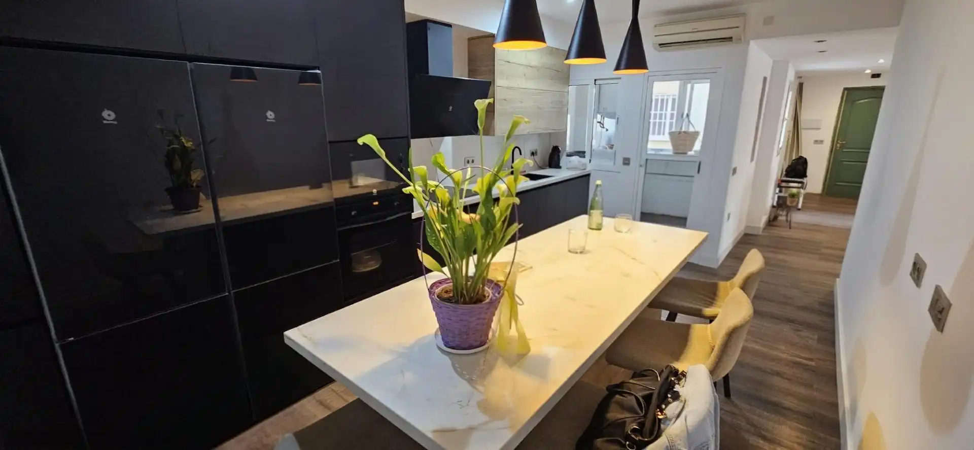 Kitchen of Flat for sale in El Ejido  with Air Conditioner, Terrace and Furnished