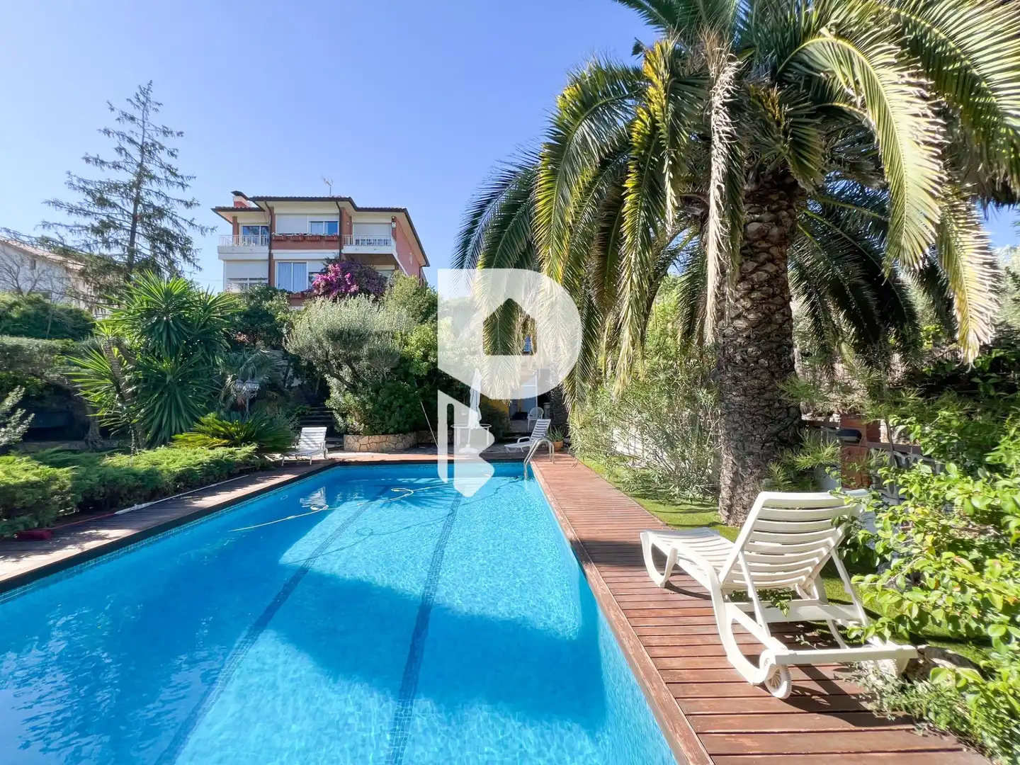 Jardí de Casa o xalet en venda en Vallirana amb Calefacció, Jardí privat i Terrassa