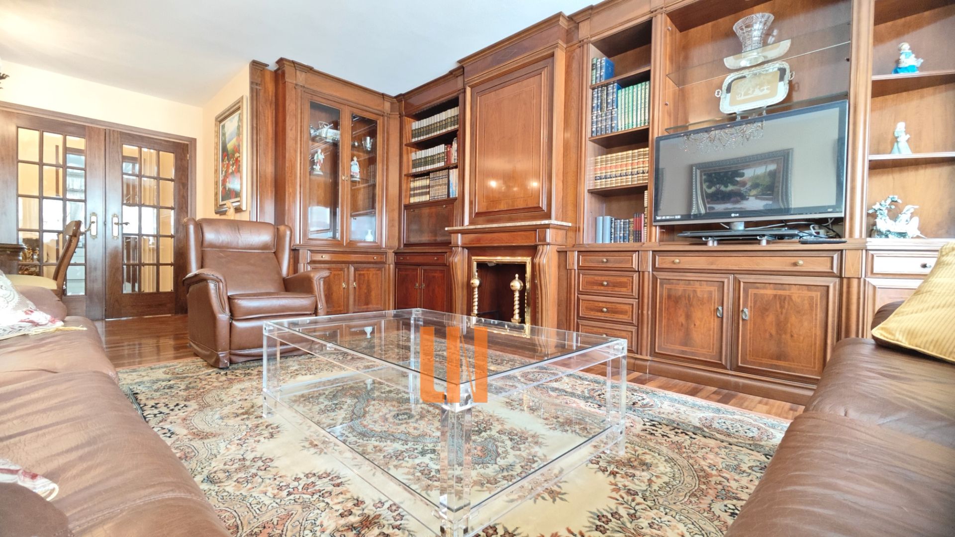 Living room of Flat for sale in A Coruña Capital   with Heating, Parquet flooring and Storage room