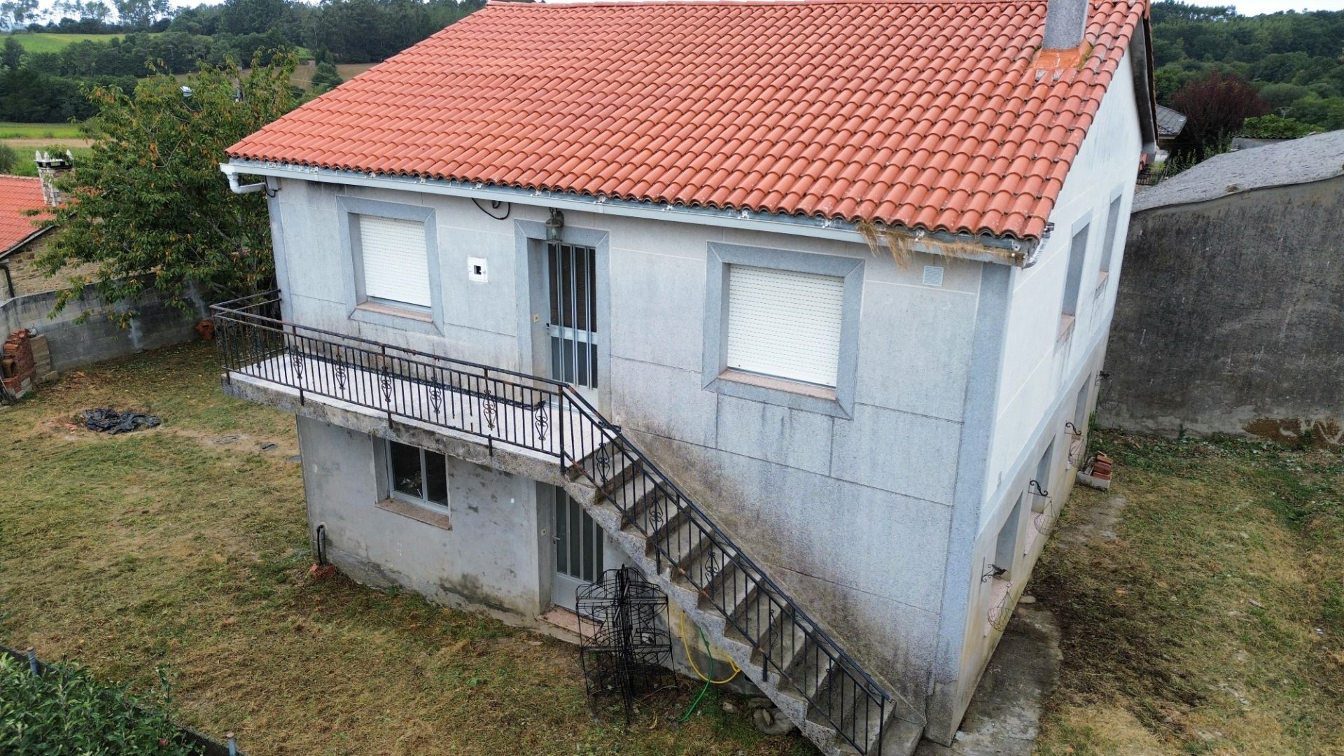 Exterior view of House or chalet for sale in Melide  with Private garden and Storage room