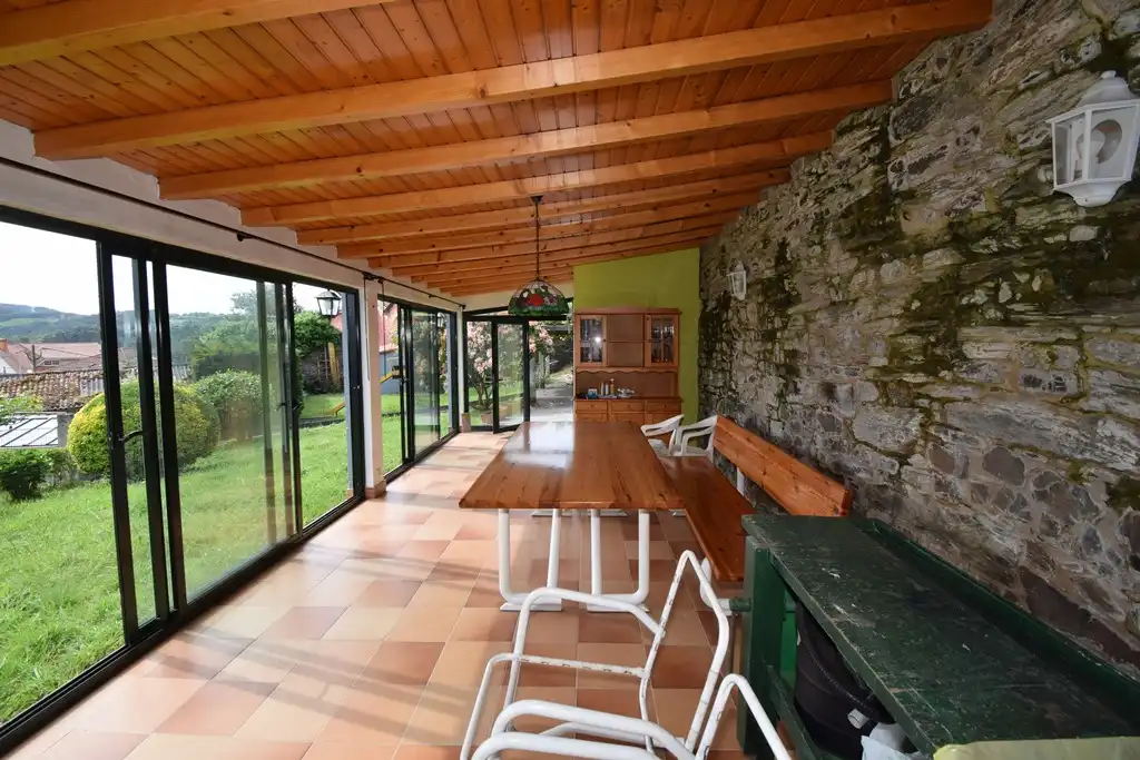 Terraza de Casa adosada en venta en Pontedeume con Calefacción y Jardín privado