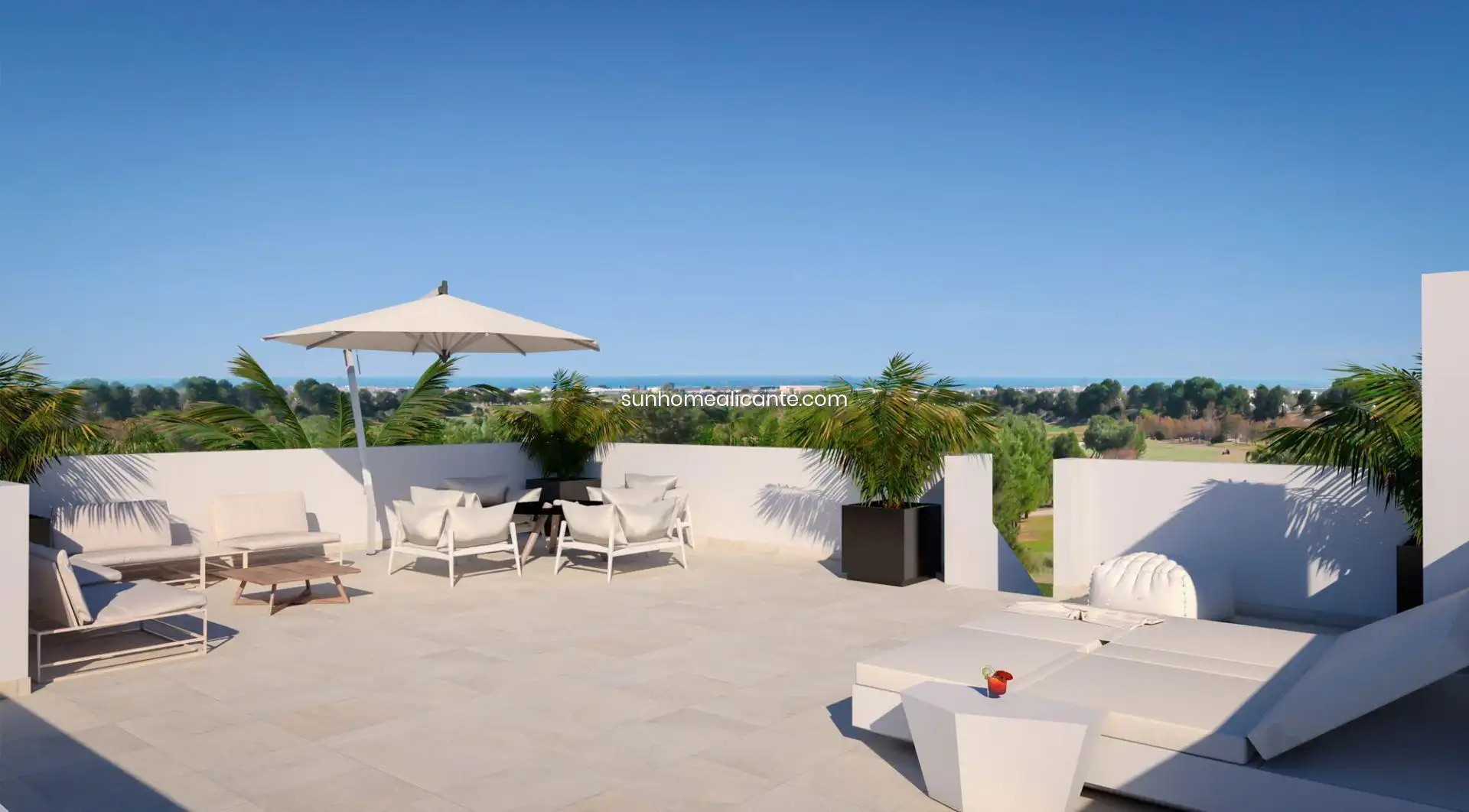 Terraza de Piso en venta en Pilar de la Horadada con Aire acondicionado, Calefacción y Jardín privado