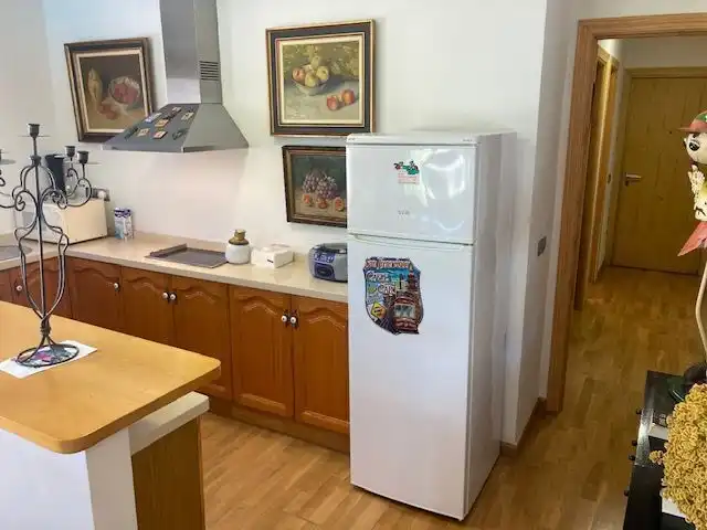 Cuina de Casa o xalet en venda en Roquetas de Mar amb Aire condicionat, Calefacció i Jardí privat