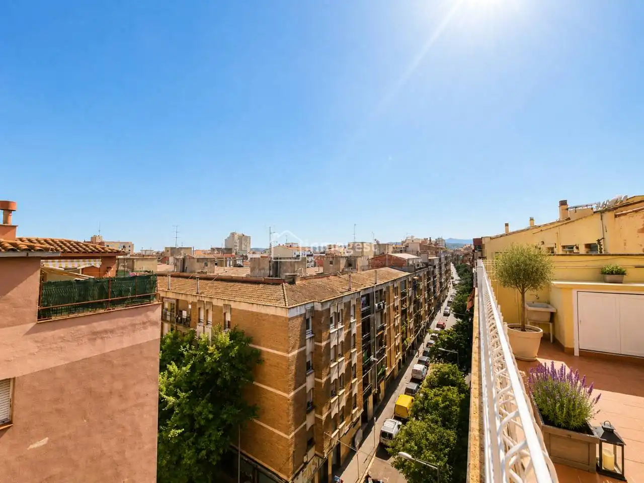 Vista exterior de Ático en venta en Salt con Calefacción y Terraza