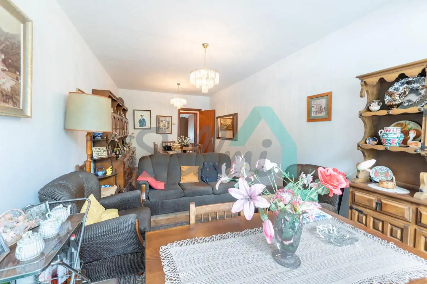 Living room of Flat for sale in Belmonte de Miranda  with Heating and Terrace