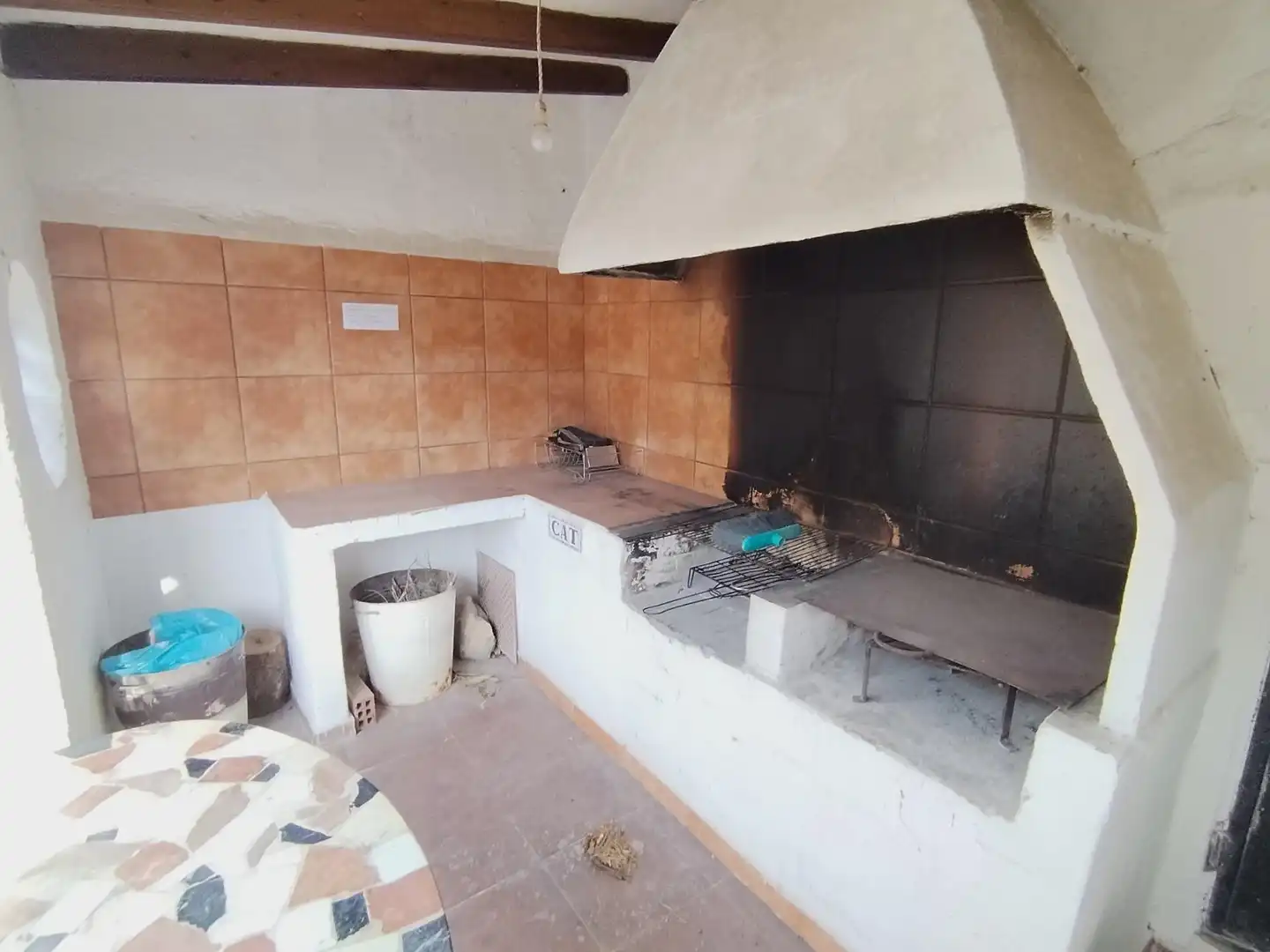 Cuina de Finca rústica en venda en Relleu amb Aire condicionat, Jardí privat i Terrassa