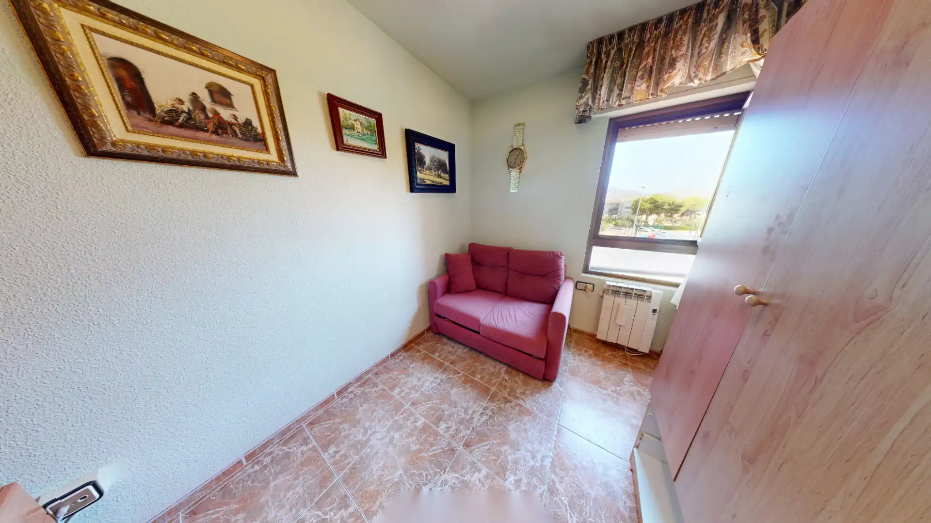 Bedroom of Flat for sale in El Campello  with Air Conditioner and Furnished