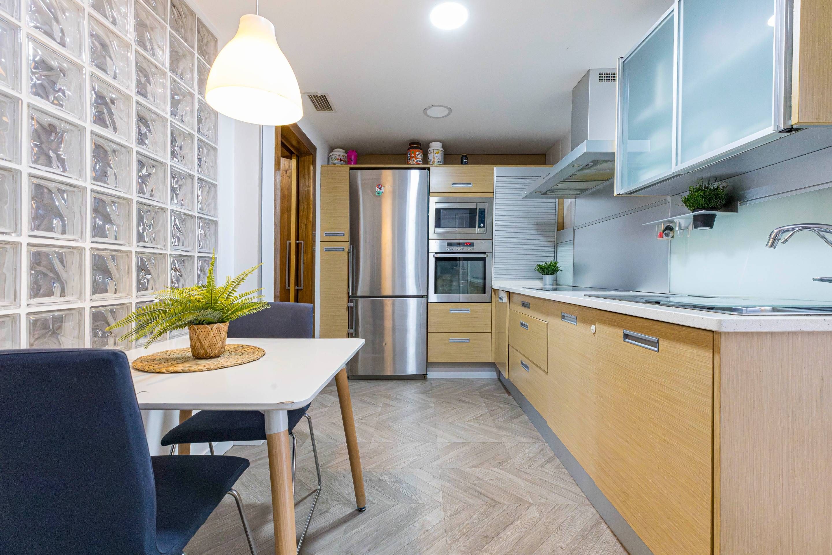 Kitchen of Flat for sale in  Murcia Capital  with Air Conditioner, Heating and Parquet flooring