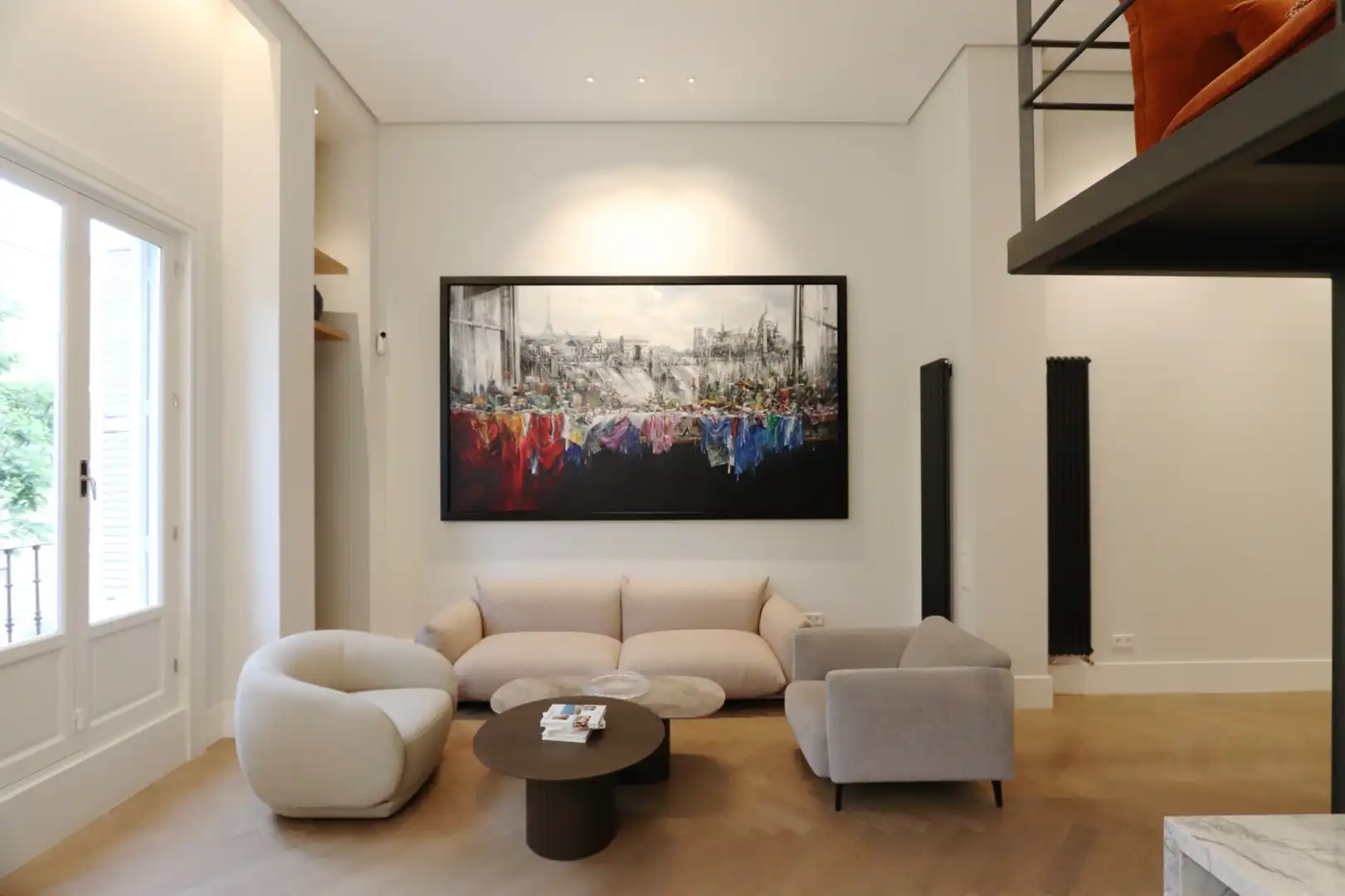 Sala de estar de Piso en venta en Madrid con Aire acondicionado, Calefacción y Parquet