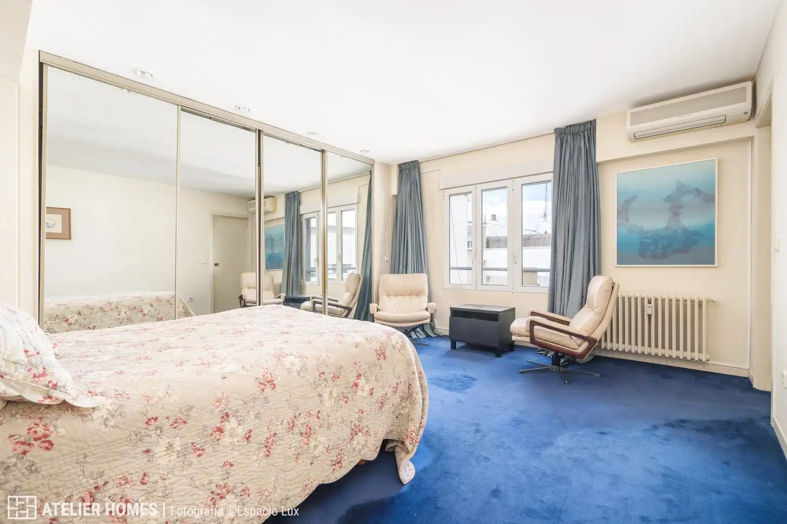 Bedroom of Attic for sale in Zaragoza  with Air Conditioner, Heating and Parquet flooring
