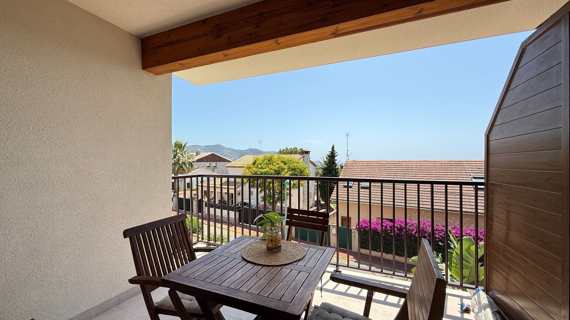 Terrace of Flat to rent in Sant Pere de Ribes  with Air Conditioner, Heating and Furnished