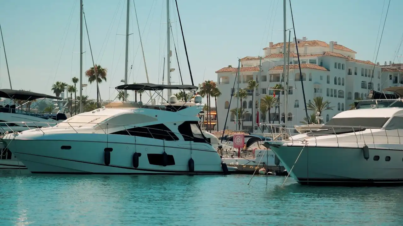 Parking of Apartments for sale in Manilva  with Terrace, Swimming Pool and Community pool