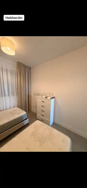 Dormitori de Dúplex de lloguer en Mijas amb Aire condicionat, Jardí privat i Terrassa