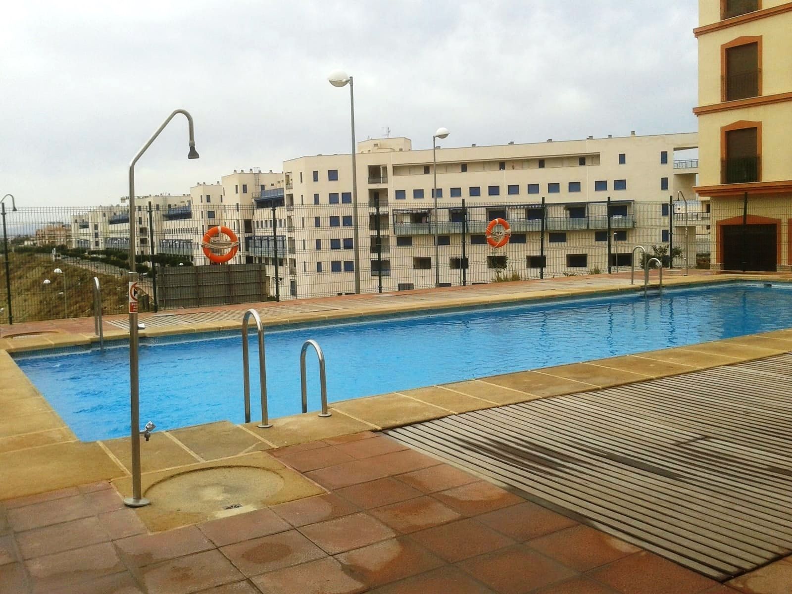 Swimming pool of Single-family semi-detached for sale in Garrucha  with Air Conditioner, Heating and Terrace