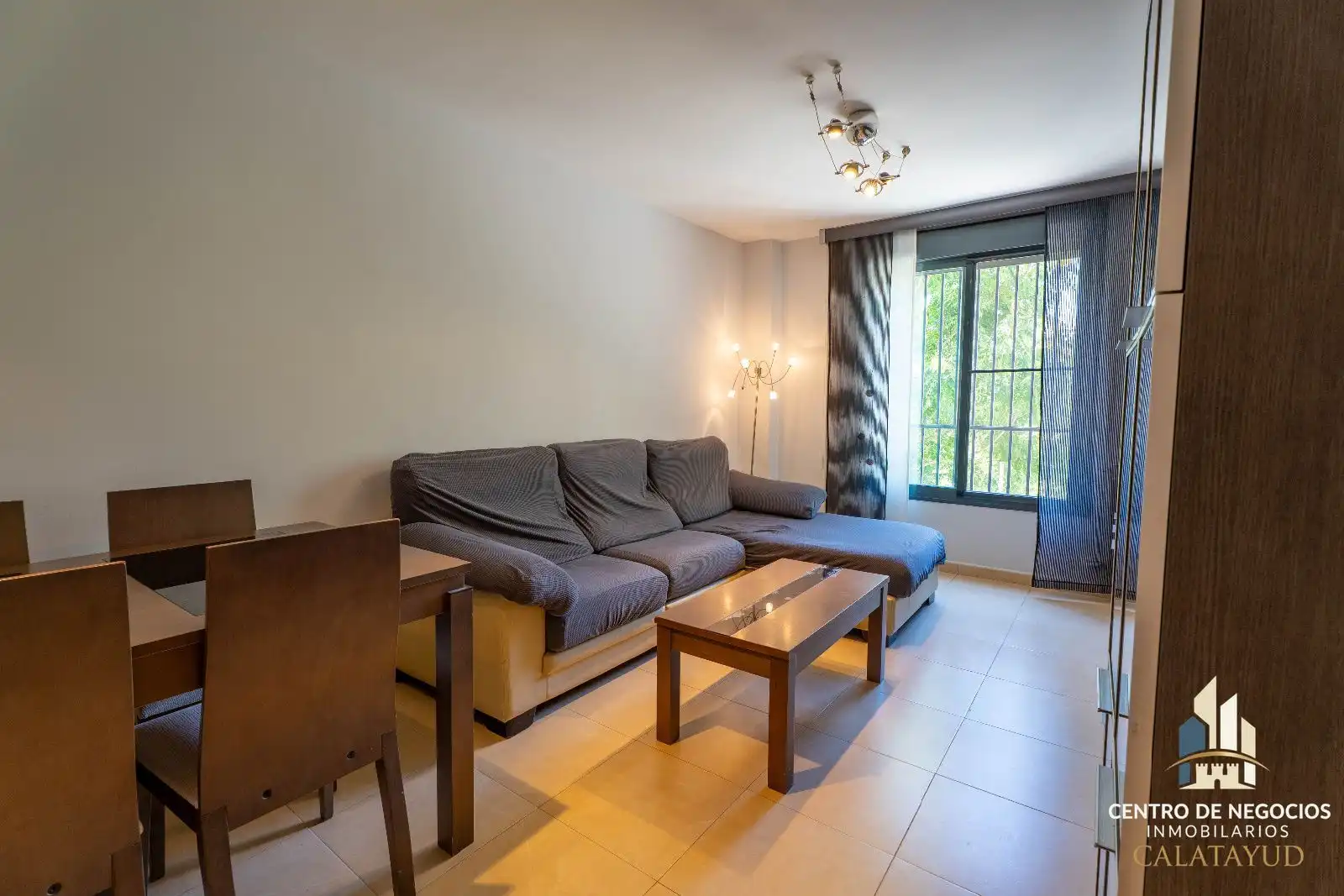 Wohnzimmer von Wohnung zum Verkauf in Calatayud mit Heizung, Parkett und Terrasse