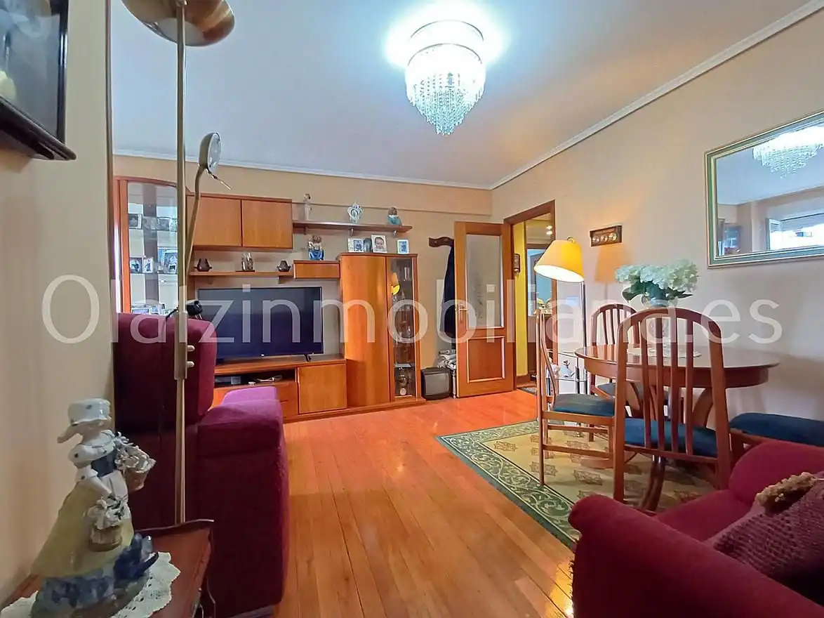 Living room of Flat for sale in Bilbao   with Heating, Terrace and Balcony