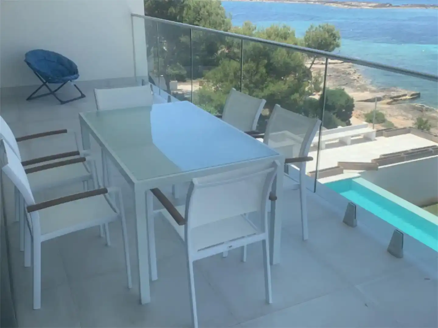 Terrassa de Dúplex de lloguer en Ses Salines amb Aire condicionat, Traster i Piscina