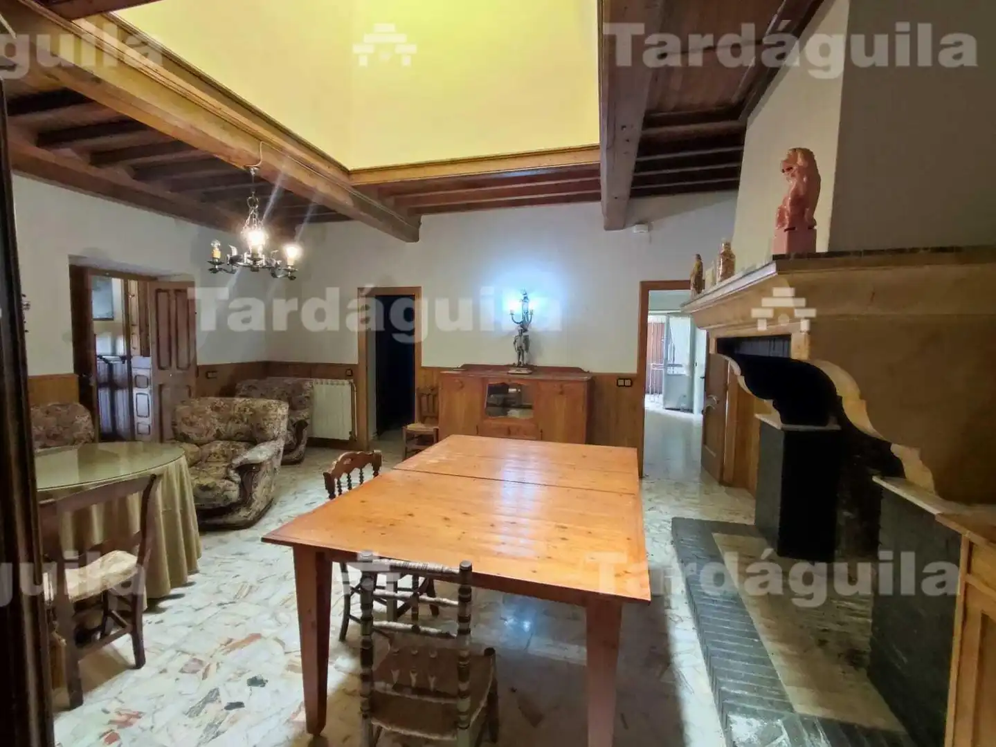 Esszimmer von Country house zum Verkauf in San Muñoz mit Heizung