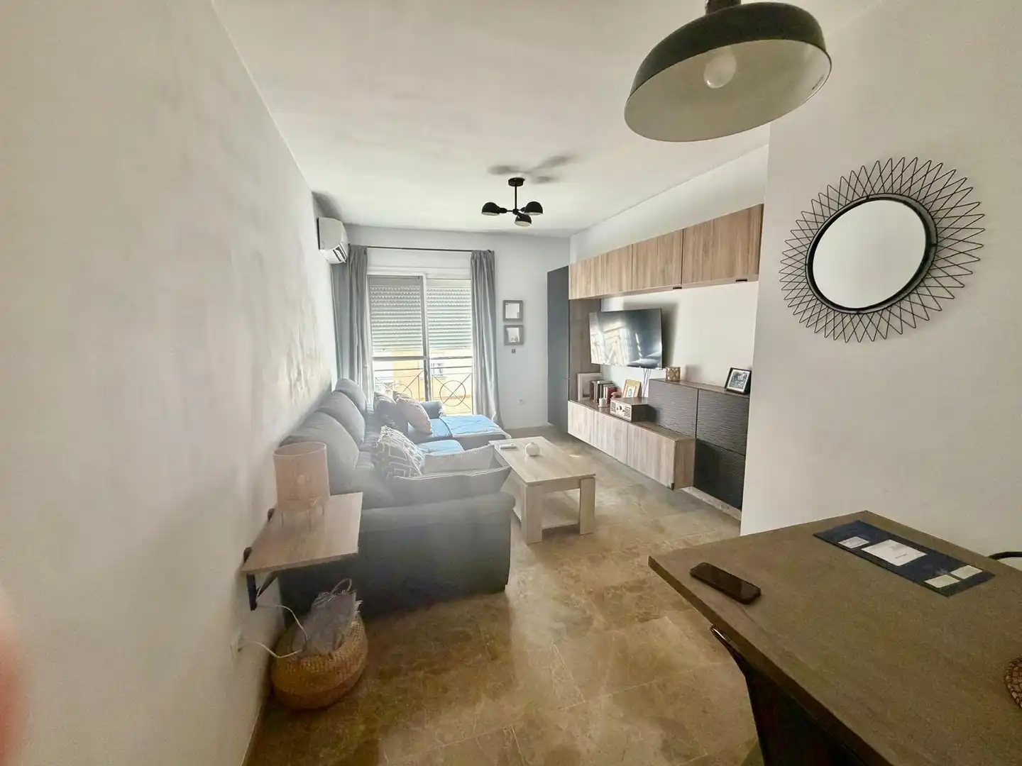 Living room of Attic for sale in Málaga  with Air Conditioner, Terrace and Furnished