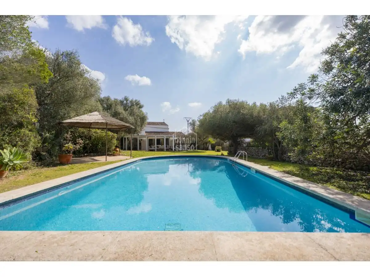 Swimming pool of Country homes for sale in Maó - Mahón  with Private garden, Terrace and Swimming Pool