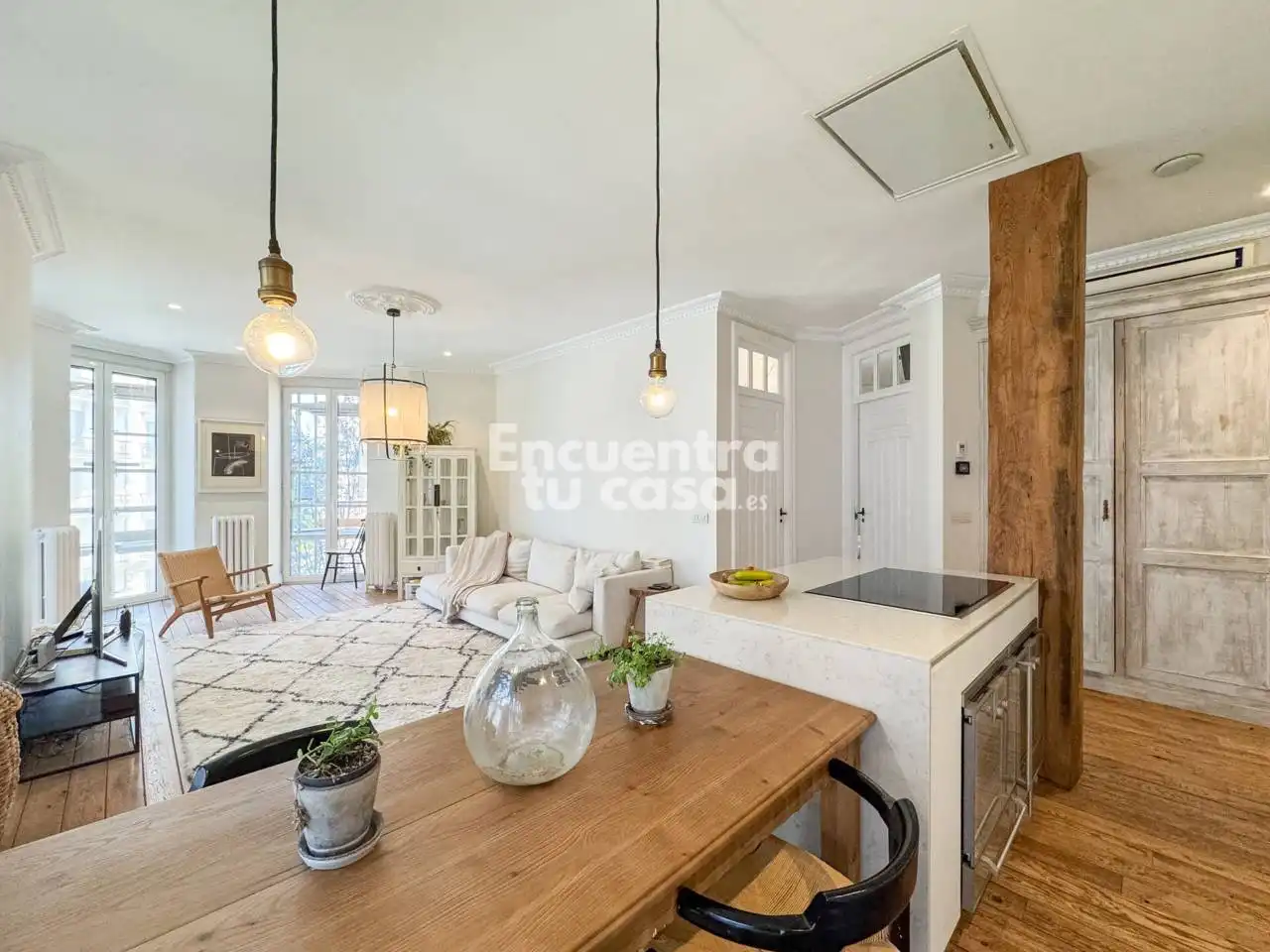 Wohnzimmer von Wohnung zum Verkauf in Donostia - San Sebastián  mit Klimaanlage, Heizung und Möbliert