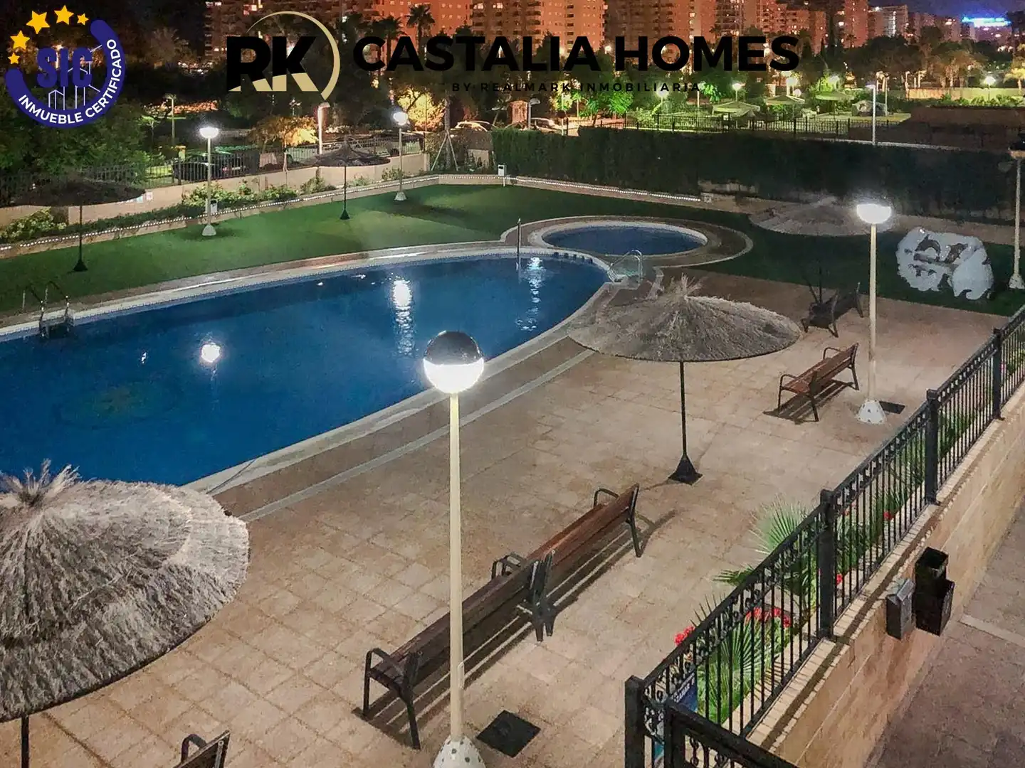 Piscina de Apartament en venda en Oropesa del Mar / Orpesa amb Aire condicionat, Jardí privat i Terrassa