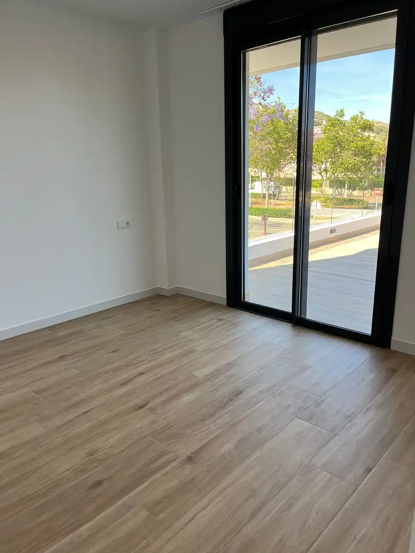 Sala de estar de Apartamento de alquiler en Jávea / Xàbia con Aire acondicionado y Trastero
