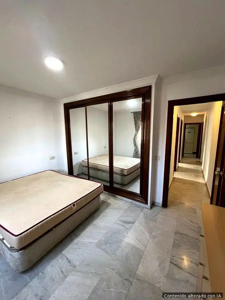 Bedroom of Flat for sale in Málaga  with Terrace and Furnished