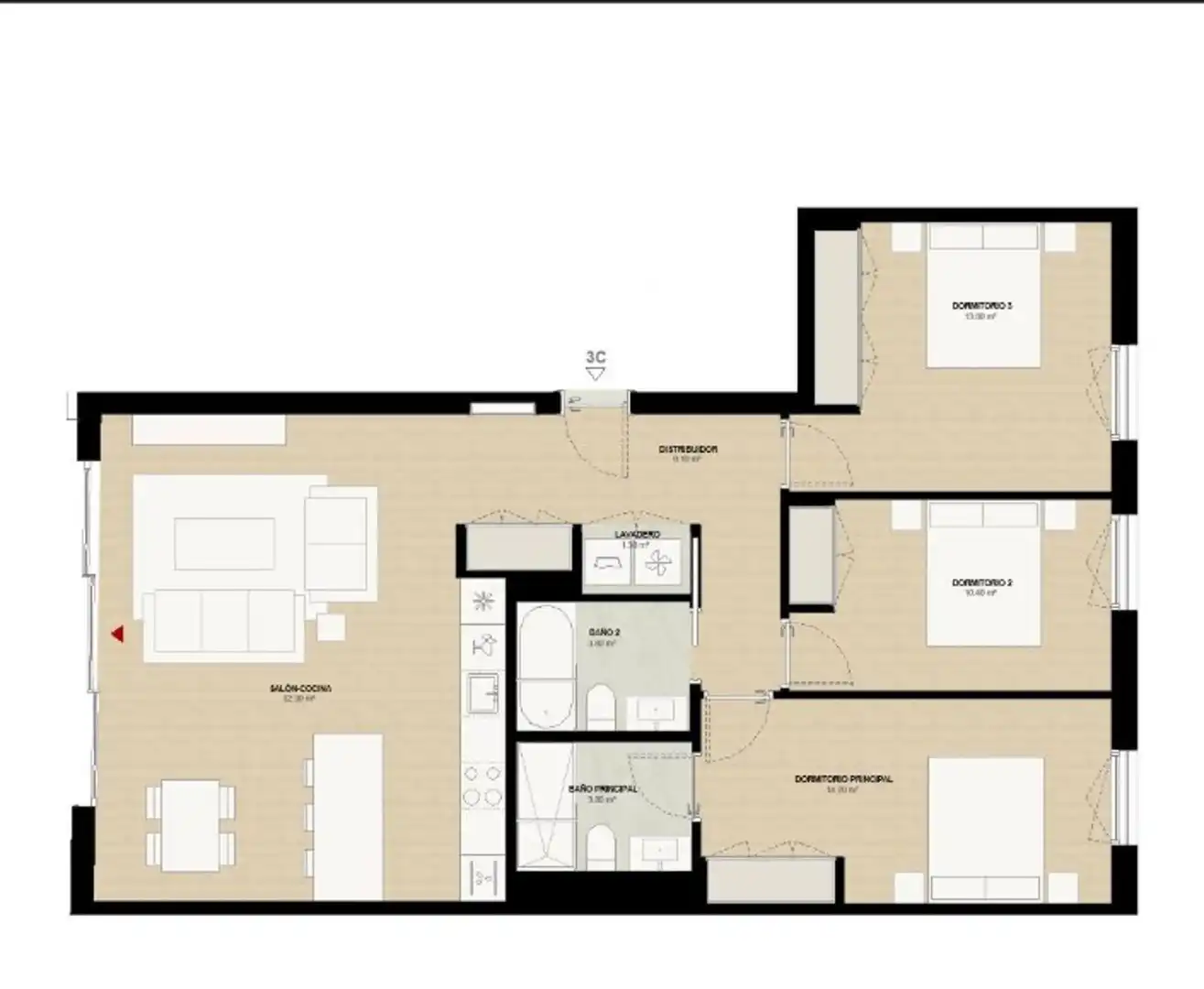 Flat with pool for sale in Vuit de Marc, imagen 15