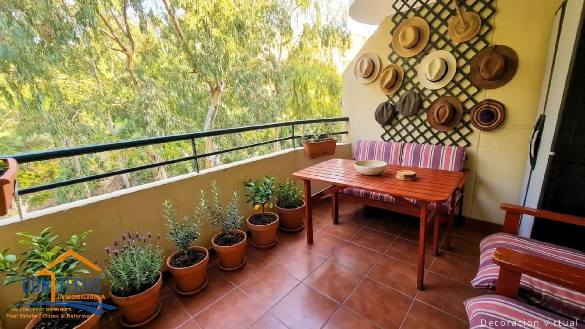 Terrace of Flat for sale in Rincón de la Victoria  with Air Conditioner, Terrace and Storage room