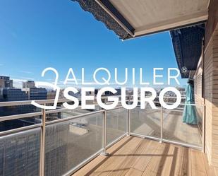 Terrace of Flat to rent in  Madrid Capital  with Heating, Terrace and Furnished