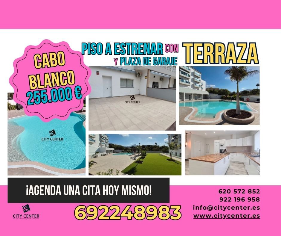 Exterior view of Flat for sale in Arona  with Furnished and Community pool
