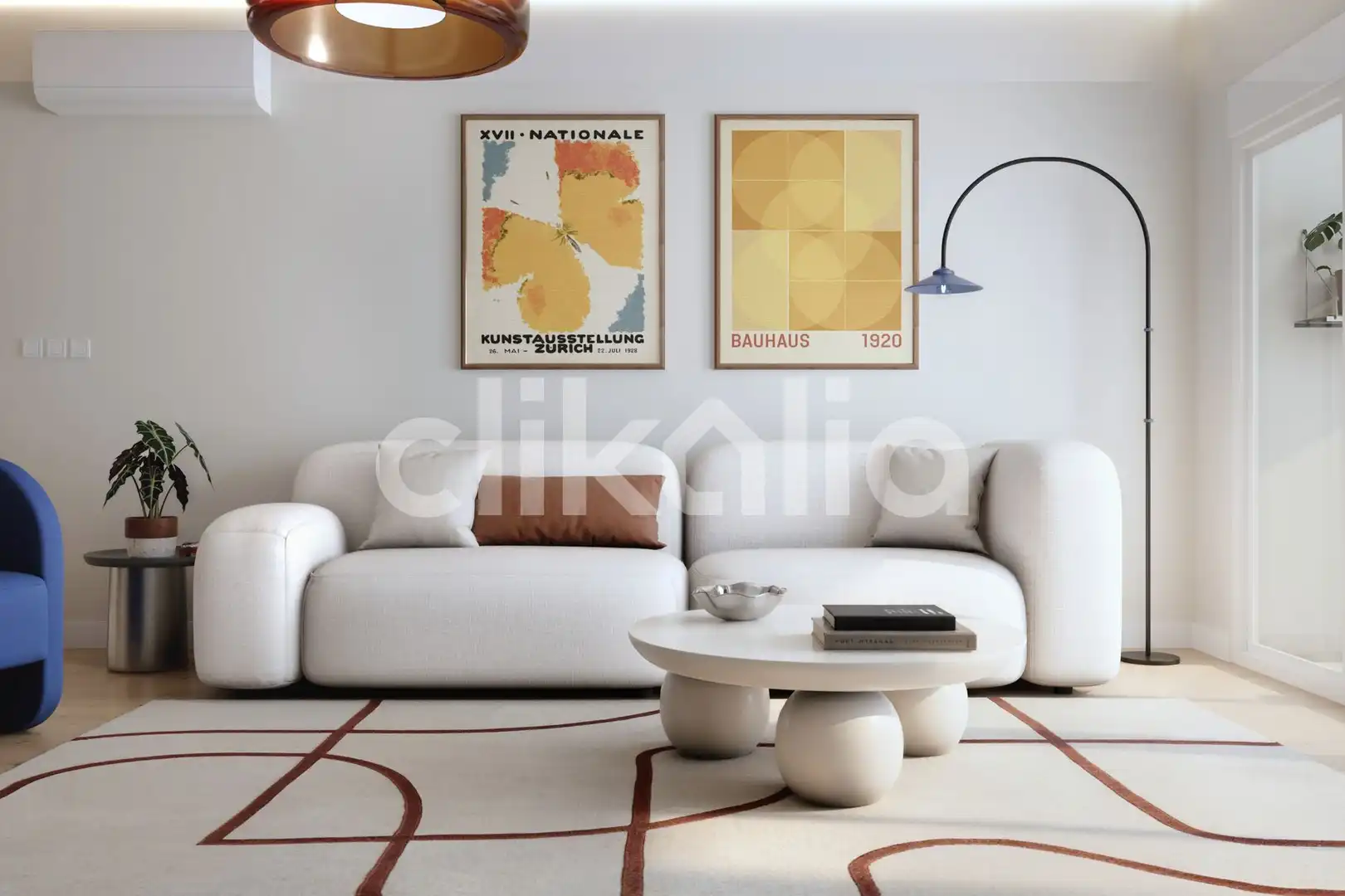 Sala de estar de Piso en venta en Nervión