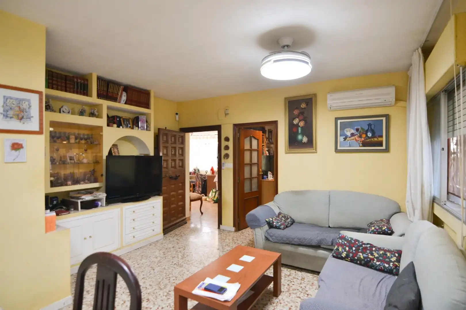 Sala d'estar de Casa o xalet en venda en Quijorna amb Aire condicionat, Calefacció i Terrassa